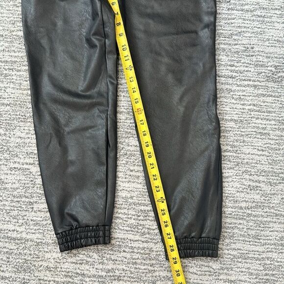 New Spanx Leather Like Jogger Black Large - Picture 11 of 15